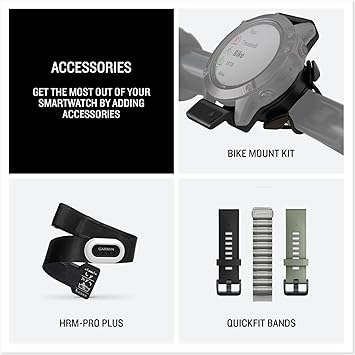 Garmin tactix® 8 47mm, AMOLED Display, Premium Tactical GPS Smartwatch, Includes Applied Ballistics Ultralight™ Solver
