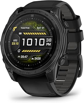 Garmin tactix® 8 47mm, AMOLED Display, Premium Tactical GPS Smartwatch, Includes Applied Ballistics Ultralight™ Solver